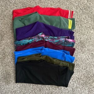 Fabletics Women's Leggings - Multicolor Set- 8 pair